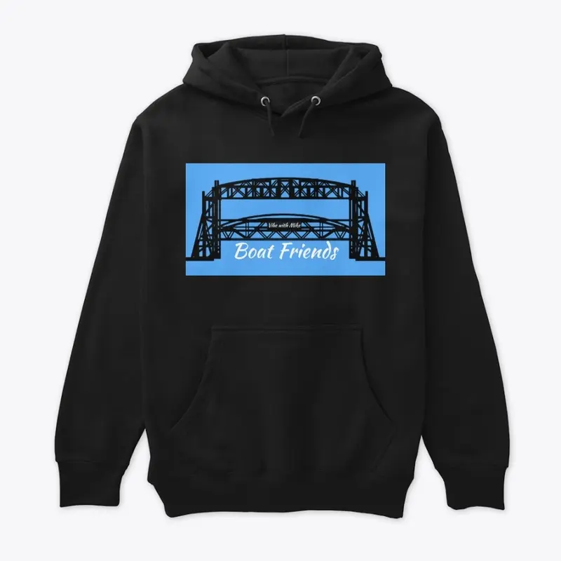 "Boat Friends" pullover hoodie